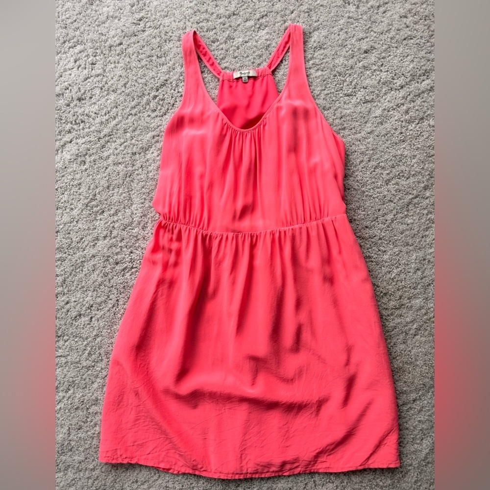 Madewell Vibrant Pink Mini Dress - Picture 13 of 13